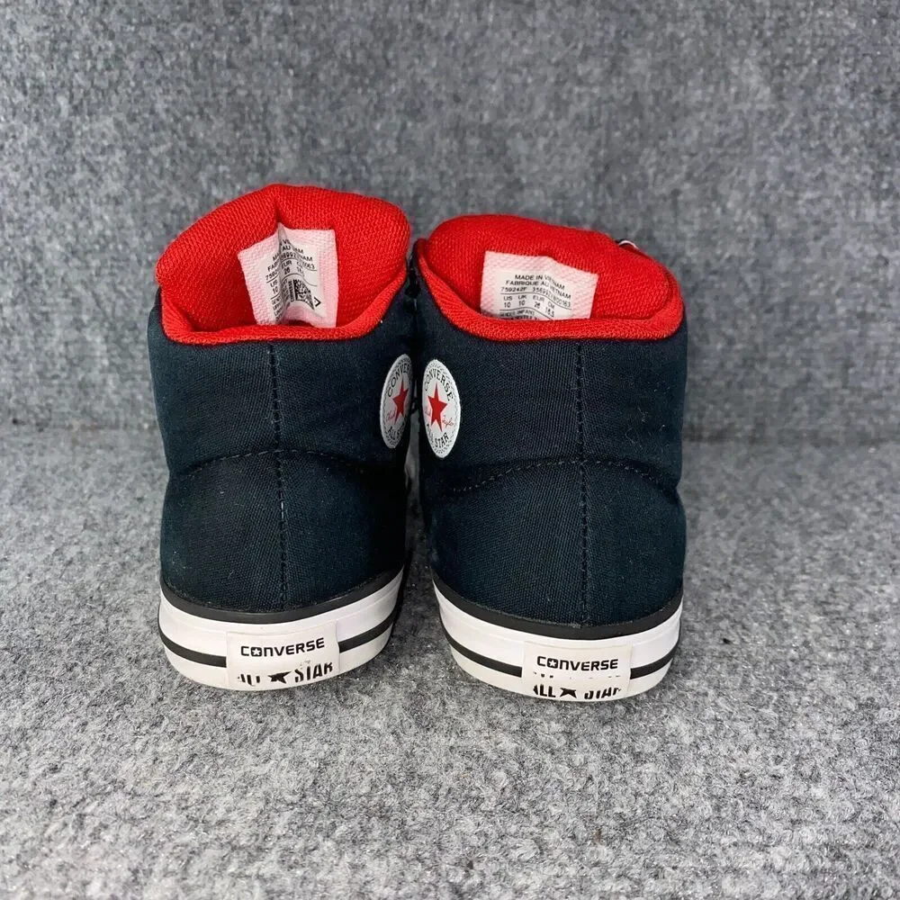 Converse Kids Black and Red High-Top Sneakers